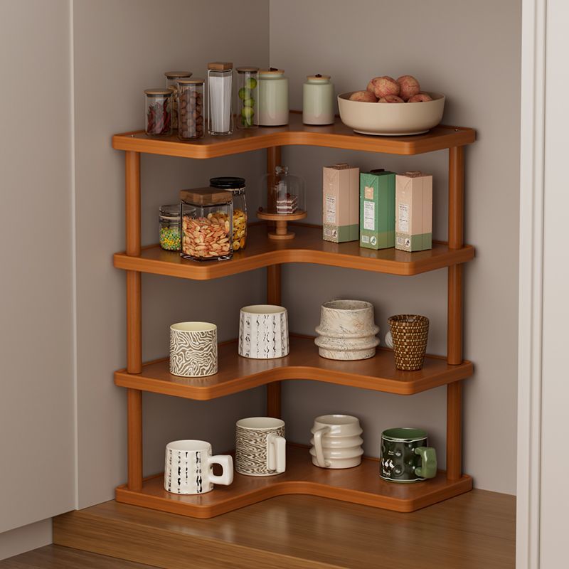 桌面转角置物架三角收纳架学生书架桌面办公室书桌桌角多层置物架