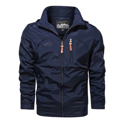 L 81393 Waterproof men's hooded jacket 男士防风防水冲锋衣