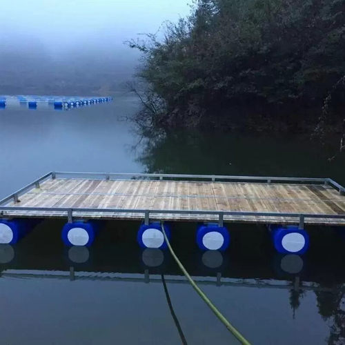 水上平台箱网养殖浮桥水泵简易浮船钓台水上专用实心泡沫浮桶浮筒