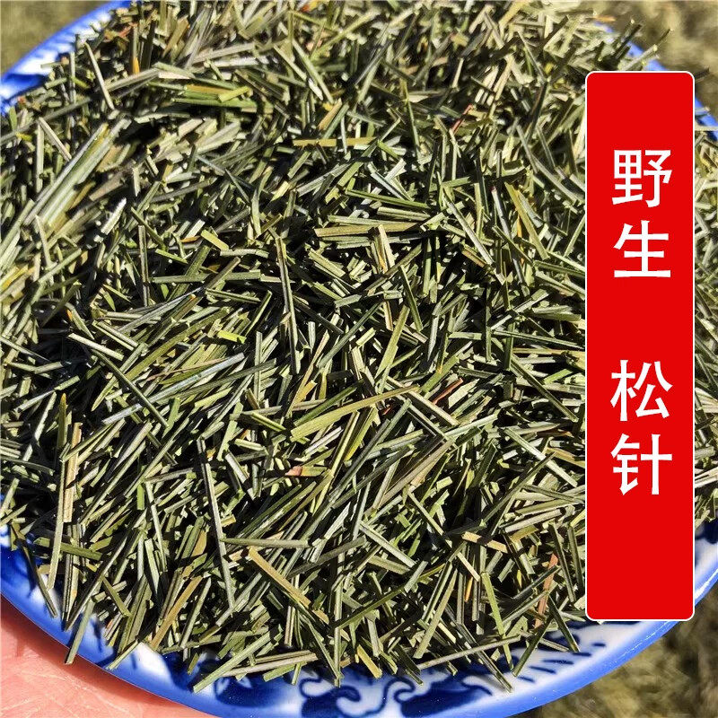 秦岭野生山货松针500g别名松毛 松叶 猪鬃松叶 山松须松树梢