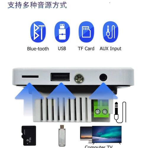 包邮86型智能家居入墙式家庭背景音乐主机控制器系统套装
