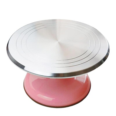 Metal Cake Turntable Nonslip Cake Display Stand Stainless