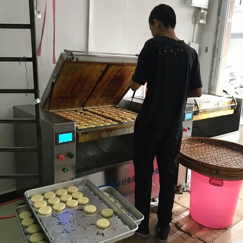 全自动卧式烧饼机纯电吊炉烧饼烤饼机烤饼炉烧饼机转炉烤饼机