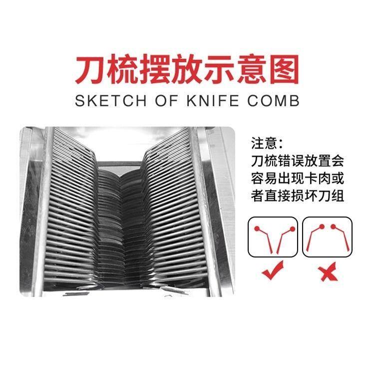 欧博希不锈钢双切机商用切片机切丝机切末切丁切肉机切肉沫绞肉机
