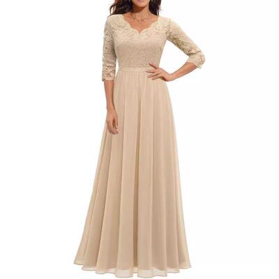 Womens Formal Dress Mother of The Bride Dress 34 Sleeve