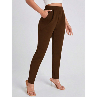 P 43451 Women's elastic waist cropped harem pants 女士松紧腰