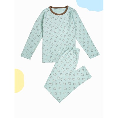N 76071 Summer Kids Loose Fit Pajamas 儿童夏季睡衣
