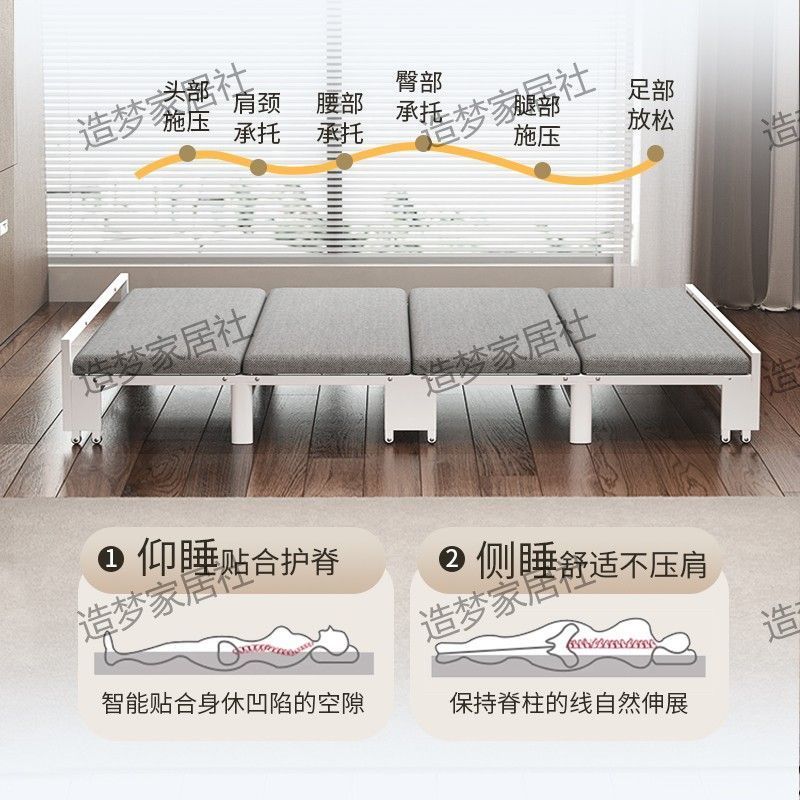 隐形书桌一体柜式午休单人多功能家用伸缩小户型衣柜折叠床