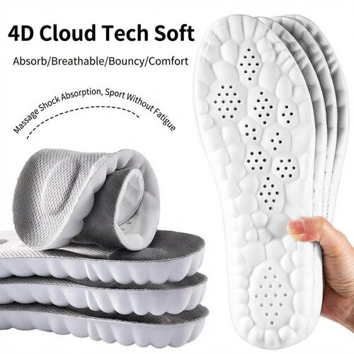 4D Cloud Technology Insole Super Soft Ultra Comfort Shoes
