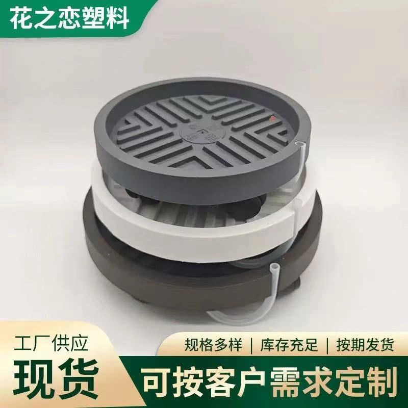 花盆托盘带轮可排水带轮可移动花盆托盘万向轮底座加厚排水透气隔