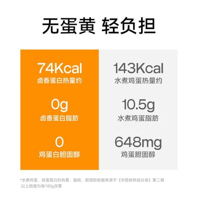 初吉卤香鸡蛋白0脂肪鸡蛋清健康期健身代餐解馋休闲小零食品