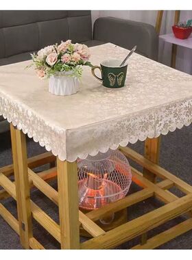 80x80考火卓皮罩60x60四方桌布罩防水防油电炉罩套桌子套70x89