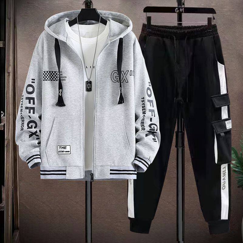 春秋款15青少年外套16岁初高中学生男孩13夹克褂子14大童运动套装