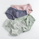 4条 内裤 女纯棉抗菌透气少女日系莫兰迪色系女生全棉档小清新中腰