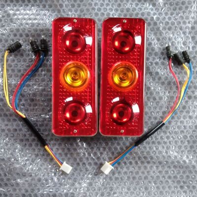 电动三轮车后尾灯总成插泡后转向灯12V48V60V70V行车灯通用刹车灯