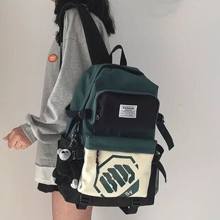 书包女初高中生大学生日系潮牌ins旅行运动背包男士大容量双肩包