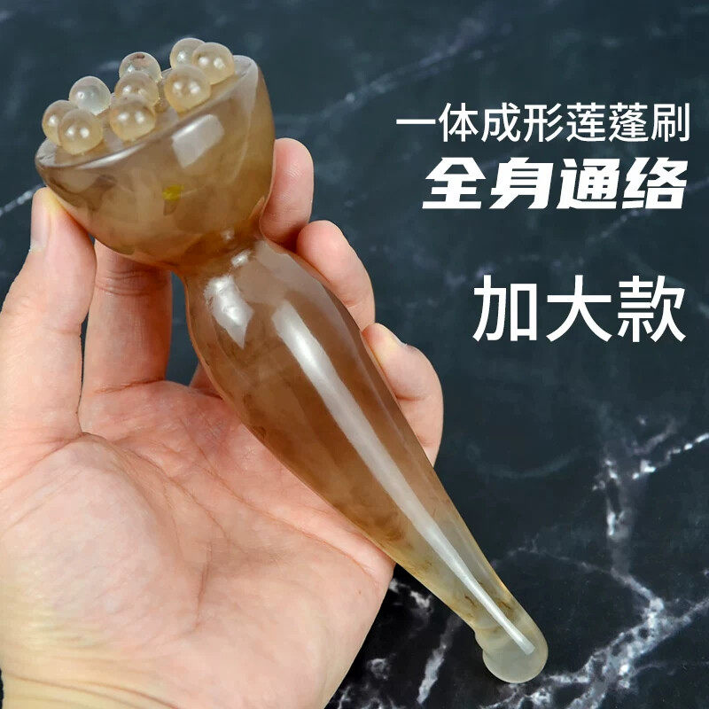 面部美容拨筋点穴莲蓬刮痧按摩板女专用眼袋脸部美容棒经络按摩刷