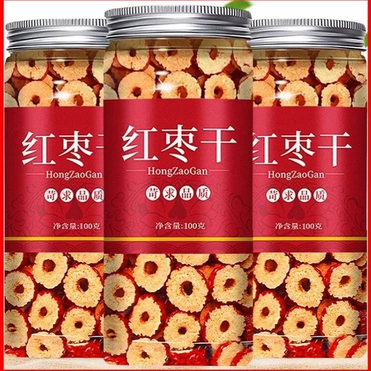 红枣片红枣干泡茶新疆大酥脆枣子无核灰枣枣圈干货新疆红枣干食品