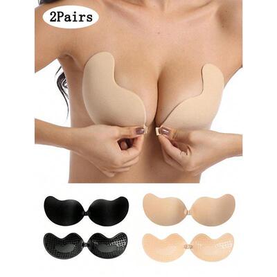 2 Pairs Sticky Invisible PushUp Breast Lift Silicone