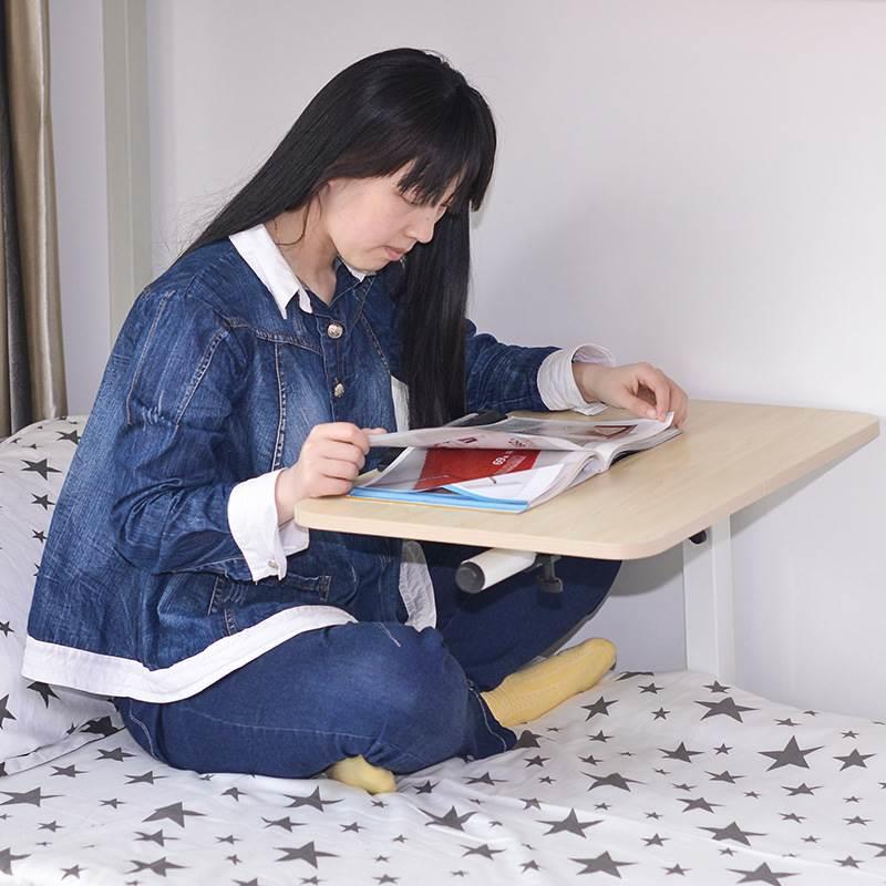 桌子床上宿舍学生上铺可固定大学寝室电脑桌悬空写字懒人简约书桌