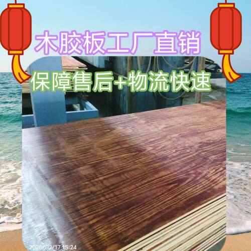福建建筑模板胶木板大覆膜板材多层木工环保合成手工免漆拼接