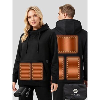 Norwell Comfort Hoodies Unisex Heated Pullover Hoodie with