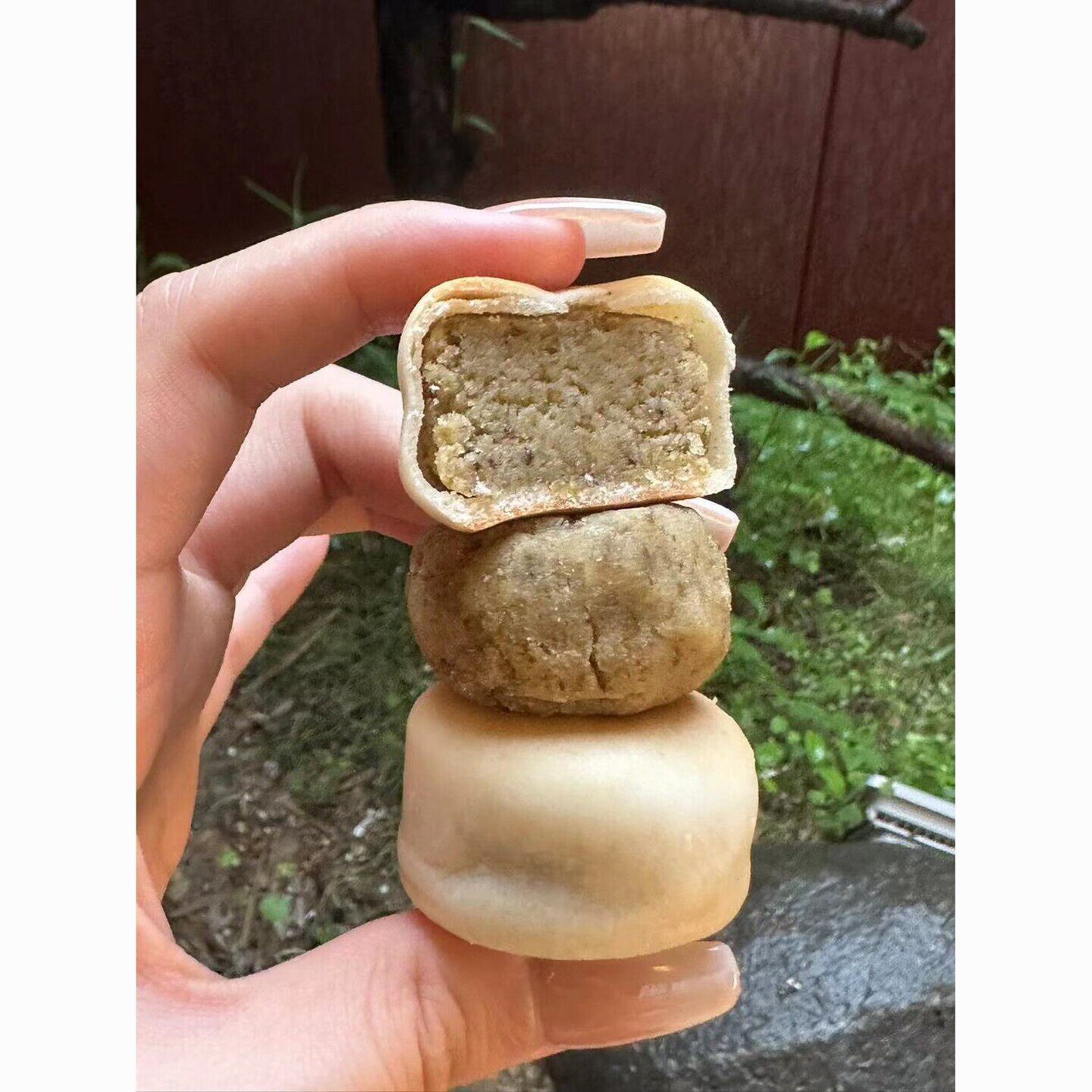 绿豆饼冰皮绿豆饼传统糕点纯手工点心绿豆糕零食小吃
