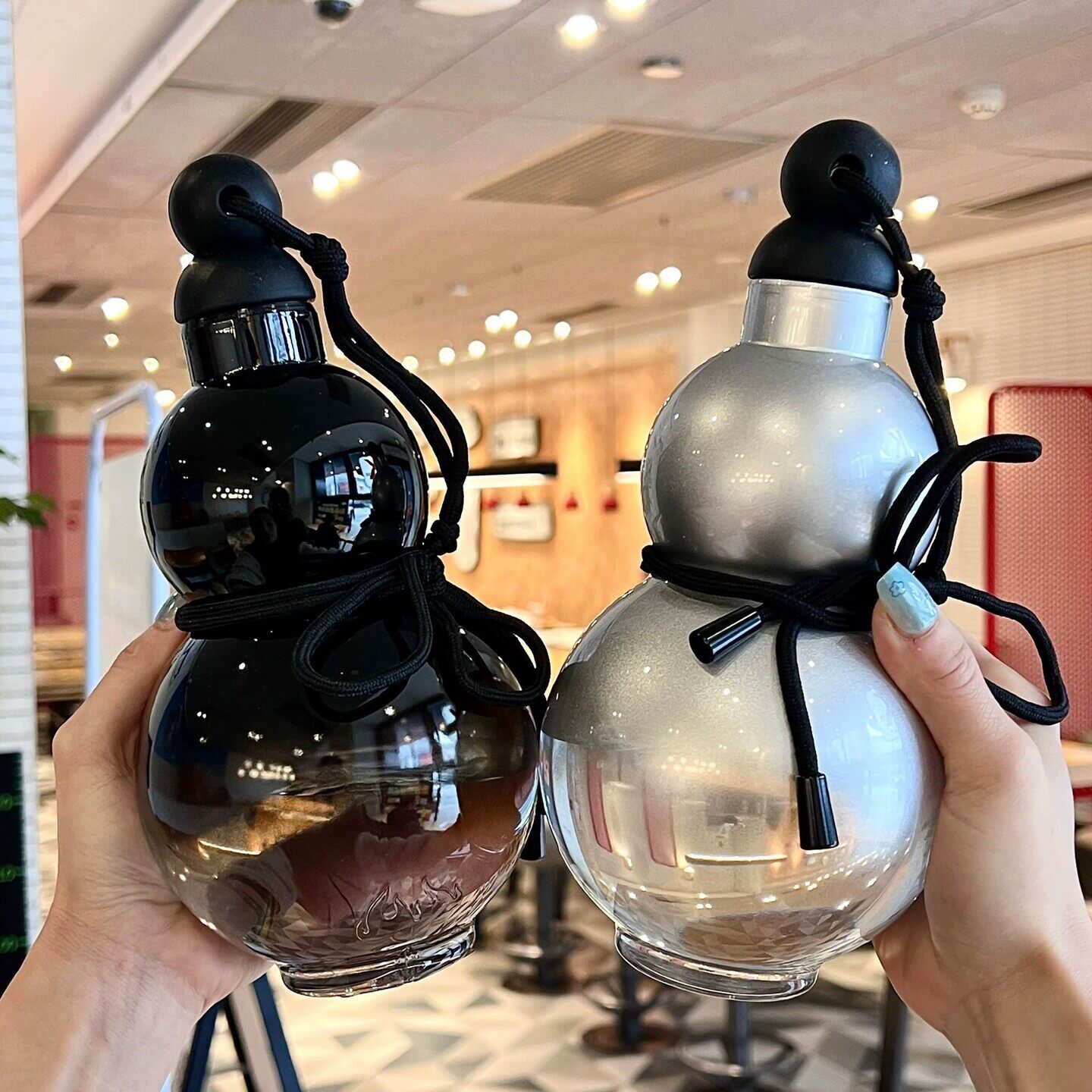 网红葫芦水壶男学生大容量水杯女礼物时尚创意潮流夏季运动杯子