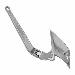 船用五金艇配件 锚 316不锈钢犁式 锚12kg到34kg船锚多规格精铸犁式