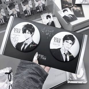 自制月见川回信周边徽章马口铁谷子58MM谷子吧唧收藏送朋友礼物