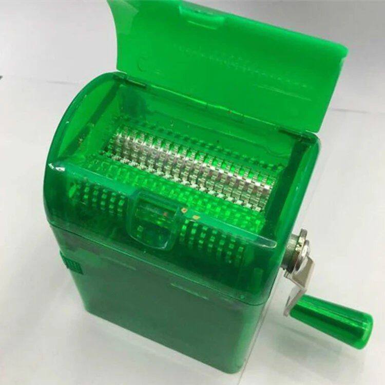 家用切烟叶磨烟丝手摇磨烟机两用型烟叶塑料碎烟器切丝机烟草