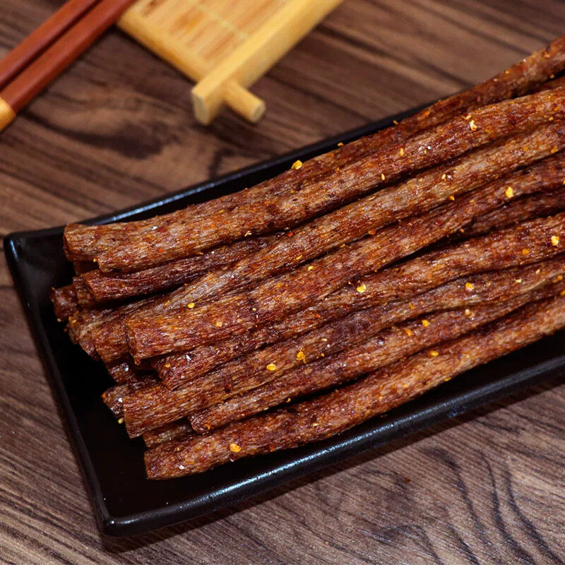 麻辣辣条大长筋面筋辣棒8090童年儿时回忆素食面筋网红爆款小零食