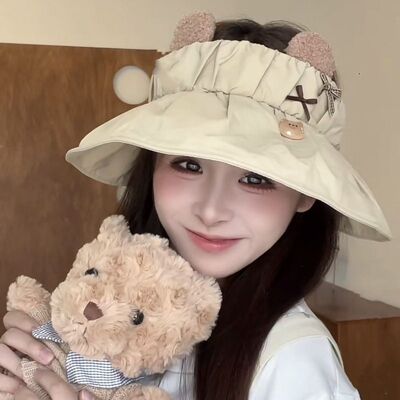 夏季UPF100+防晒遮阳帽显脸小
