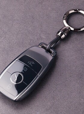 适用于奔驰钥匙套e300l超薄gle专用gla男glc200a级glb高级感23款