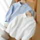女大童校服春秋款 儿童白色衬衣男童小学生男孩演出长袖 白衬衫