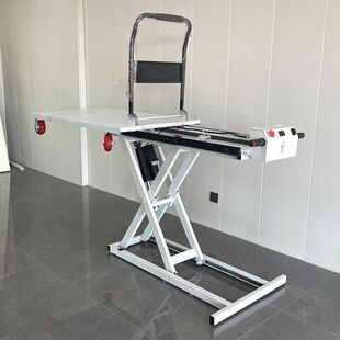 新款喜目雷克车电动液压随车升降平台车搬运升降台2*6加厚剪刀叉