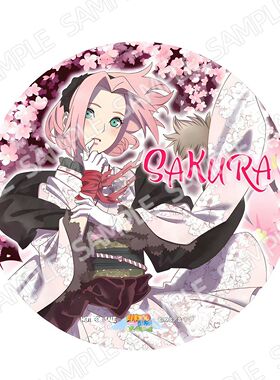 火影忍者小樱动漫徽章春野樱复古风格胸章二次元富士急谷子吧唧