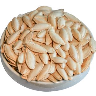 5袋 长粒美人甲原味南瓜子无盐八分熟修长饱满又香又好嗑 158g