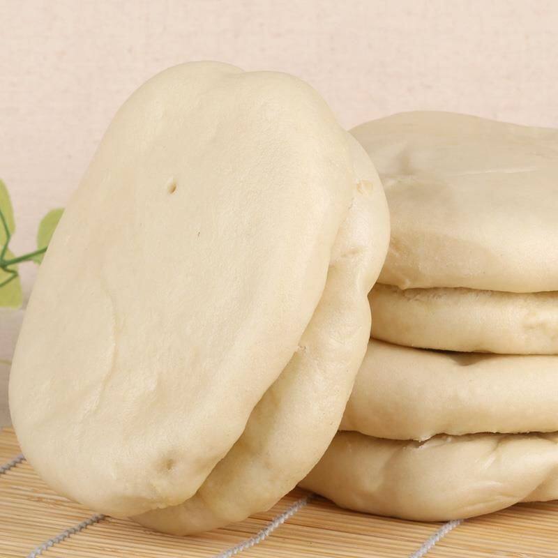 山东特产潍坊脂饼农家手工制作启饼馒头馅饼满口香咸香口味
