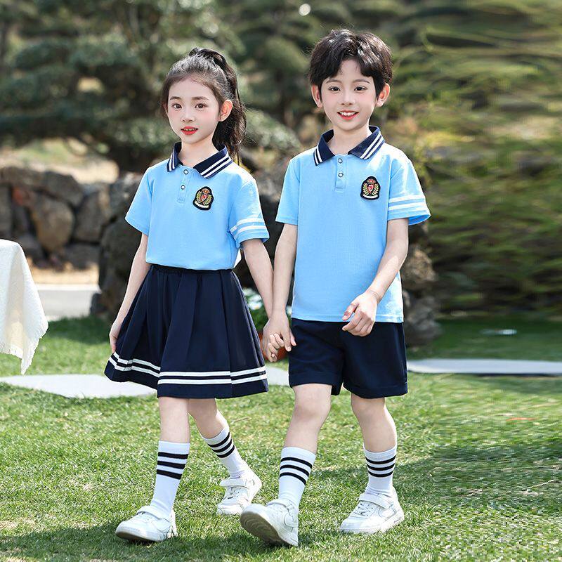 夏季幼儿园园服套装大班学院风一年级儿童班服中小学生校服毕业季