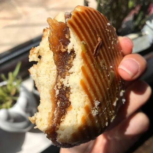 北京老莫点心果酱面包餐厅椰丝水果酱夹心面包饼干糕点苹果夹心