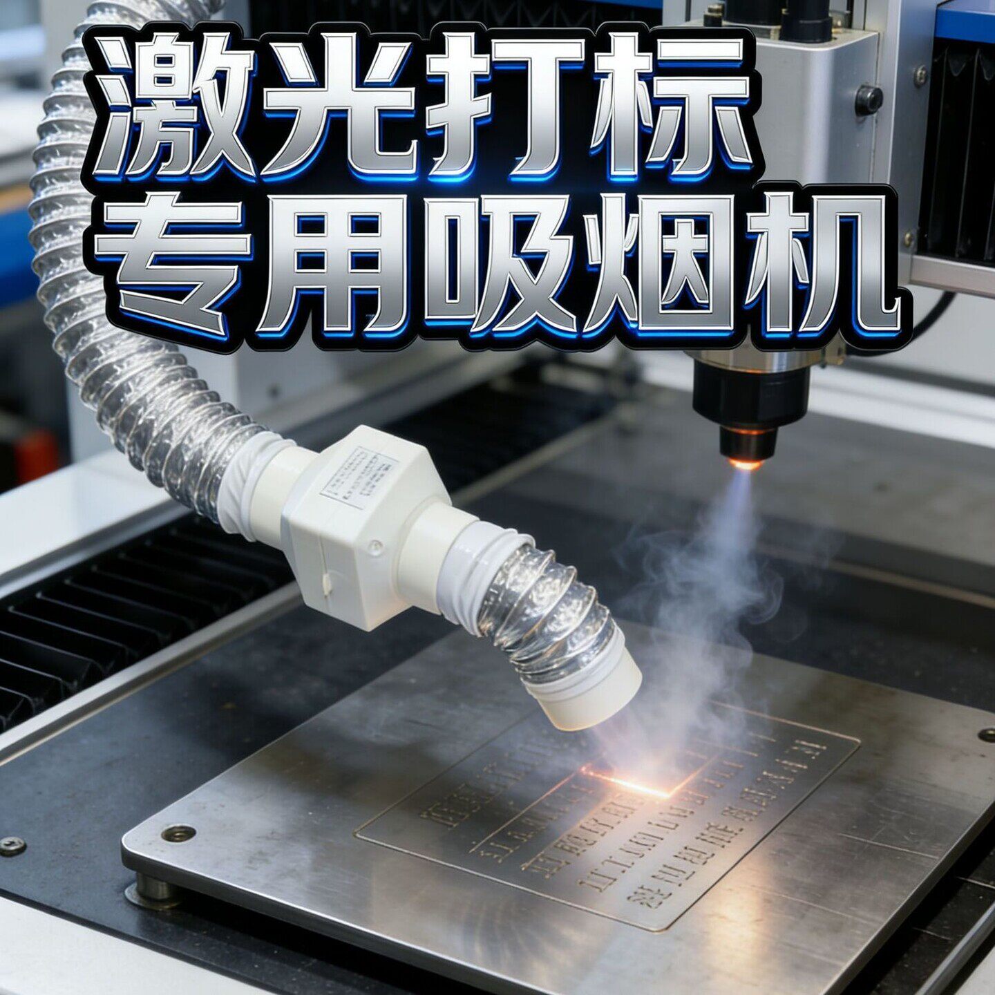 激光打标排烟机焊接吸烟机雕刻吸尘焊锡除烟雾除尘万向调节净化器