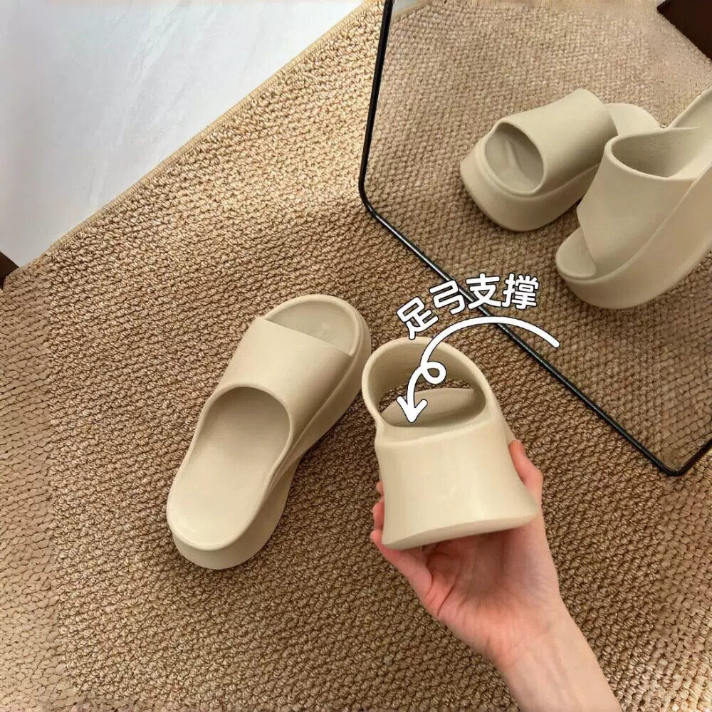 足弓支撑拖鞋EVA厚底不累脚2026女新款防滑防臭休闲户外海边凉拖