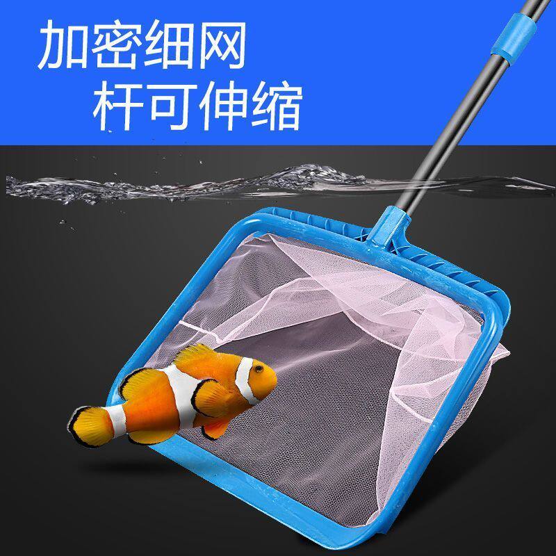 鱼缸专用捞鱼网鱼缸捞鱼网大号细眼超密渔捞小号小鱼网鱼捞家用金