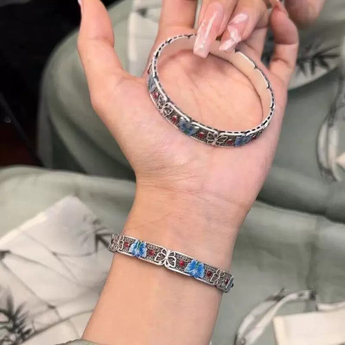 新中式古风蝴蝶手镯女百搭民族风清冷感手环小众气质个性设计感手