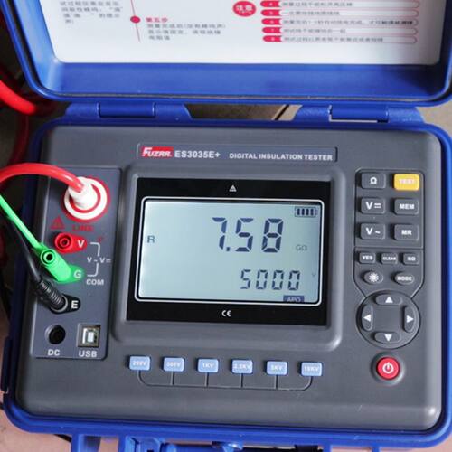 高压兆欧表10KV征能FR3025E绝缘电阻测试仪ES3035E+数字摇表5000V