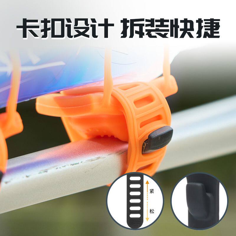 骑行通用硅胶绑带车灯音响固定配件