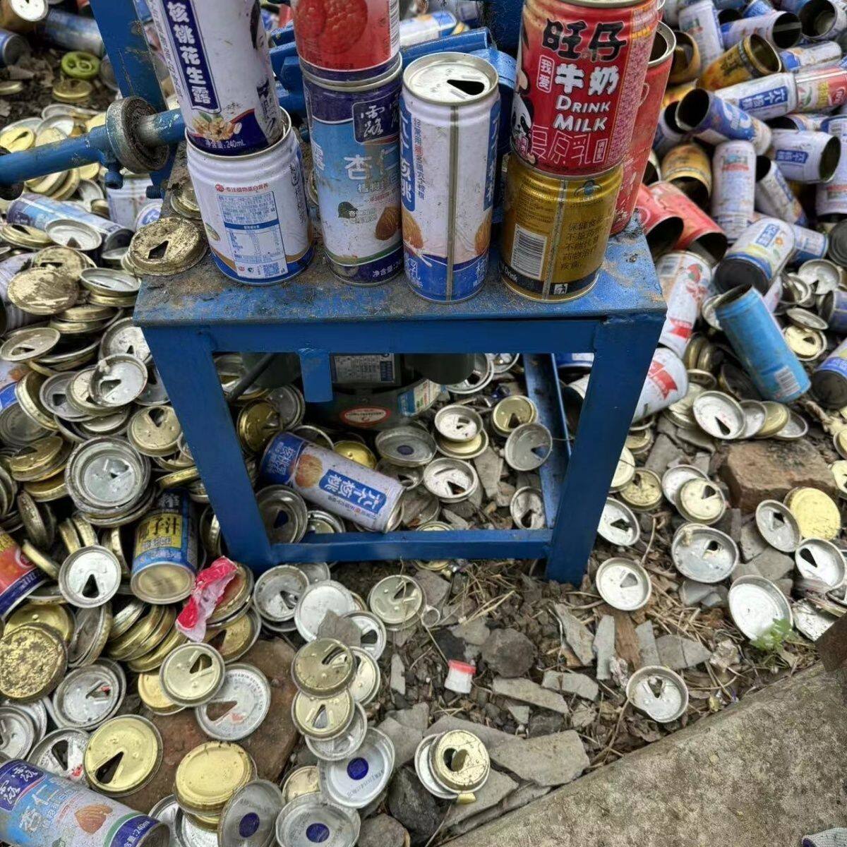 易拉罐剥盖机切盖通用扒盖机适用易拉罐自动铝铁分离机新款全套