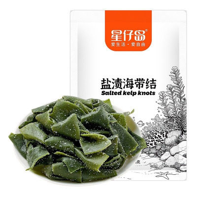 盐渍海带结商用非特级厚凉拌关东煮食材新鲜昆布海带扣
