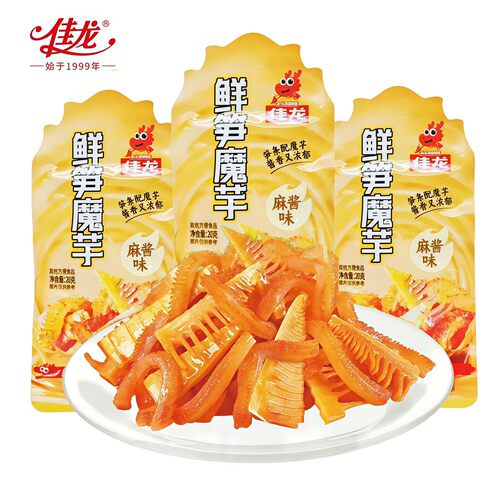 佳龙鲜笋魔芋香辣素毛肚酸辣魔芋爽口辣味小零食追剧休闲解馋小吃